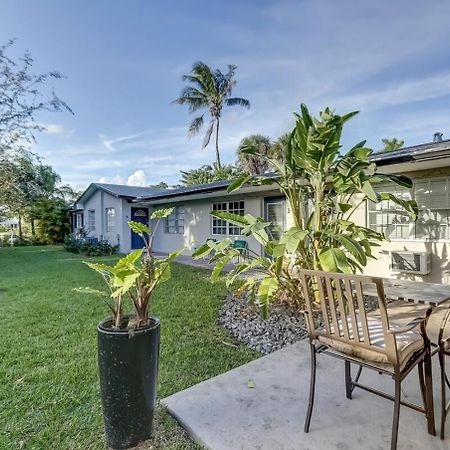 Waterfront Apartment Private Patio Pool Fort Lauderdale Extérieur photo